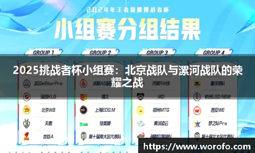 2025挑战者杯小组赛：北京战队与漯河战队的荣耀之战